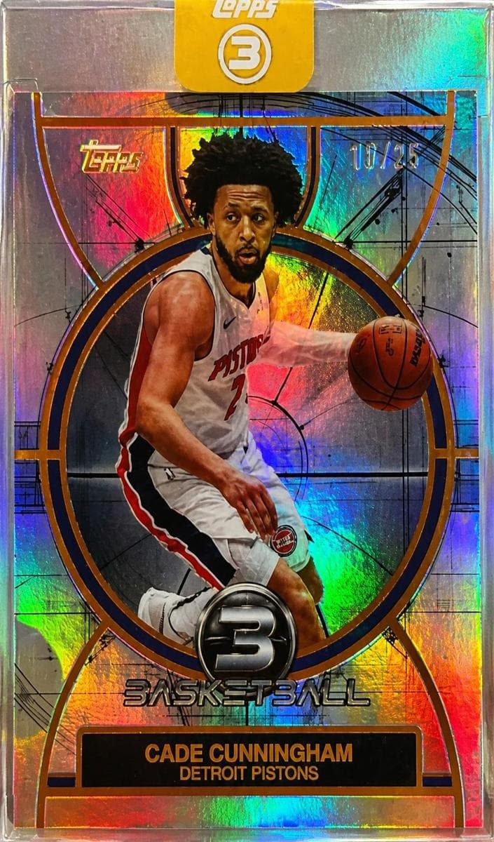 Cade Cunningham trading card