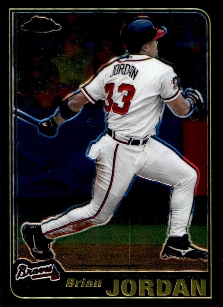 Brian Jordan 2001 topps Topps Chrome