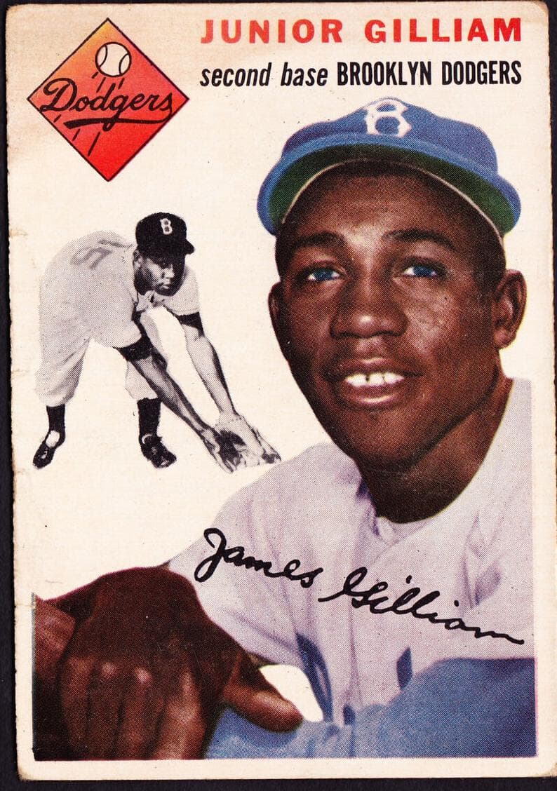 Junior Gilliam 1954 topps Topps
