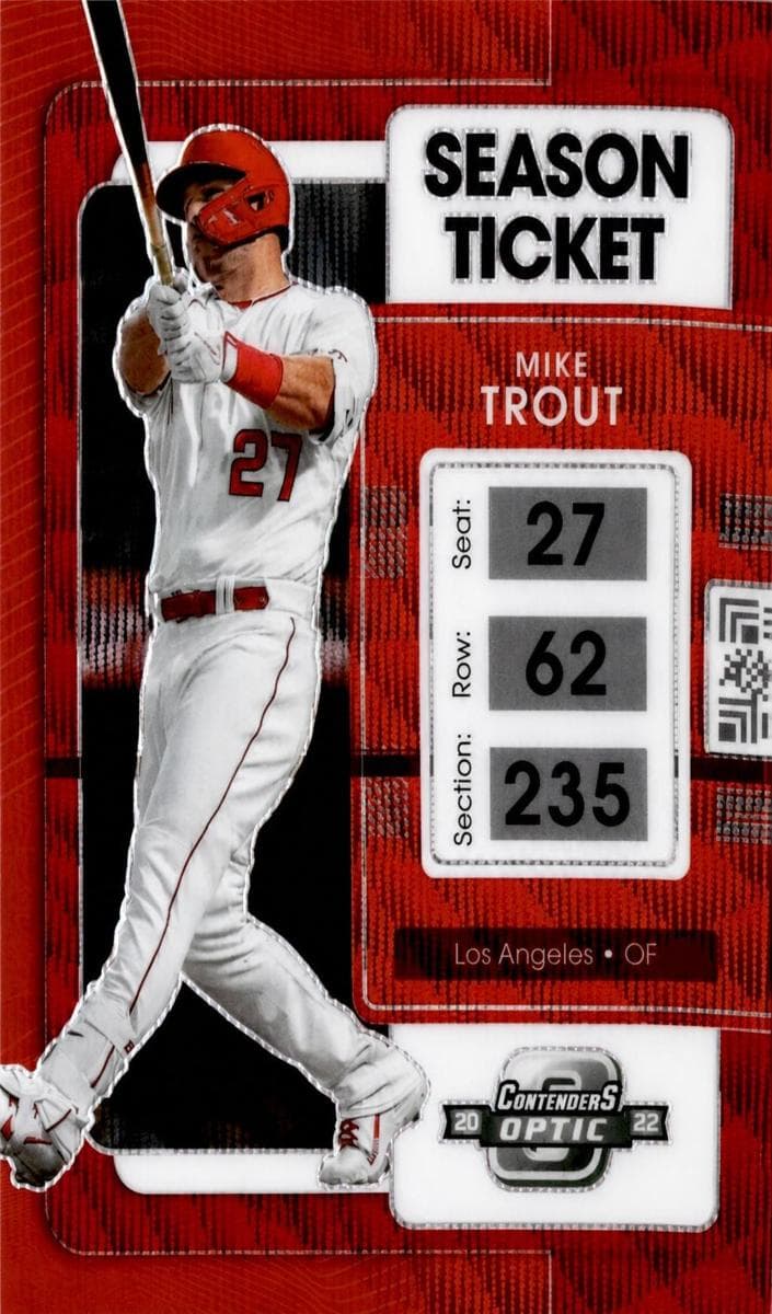 Mike Trout 2022 panini Panini Chronicles