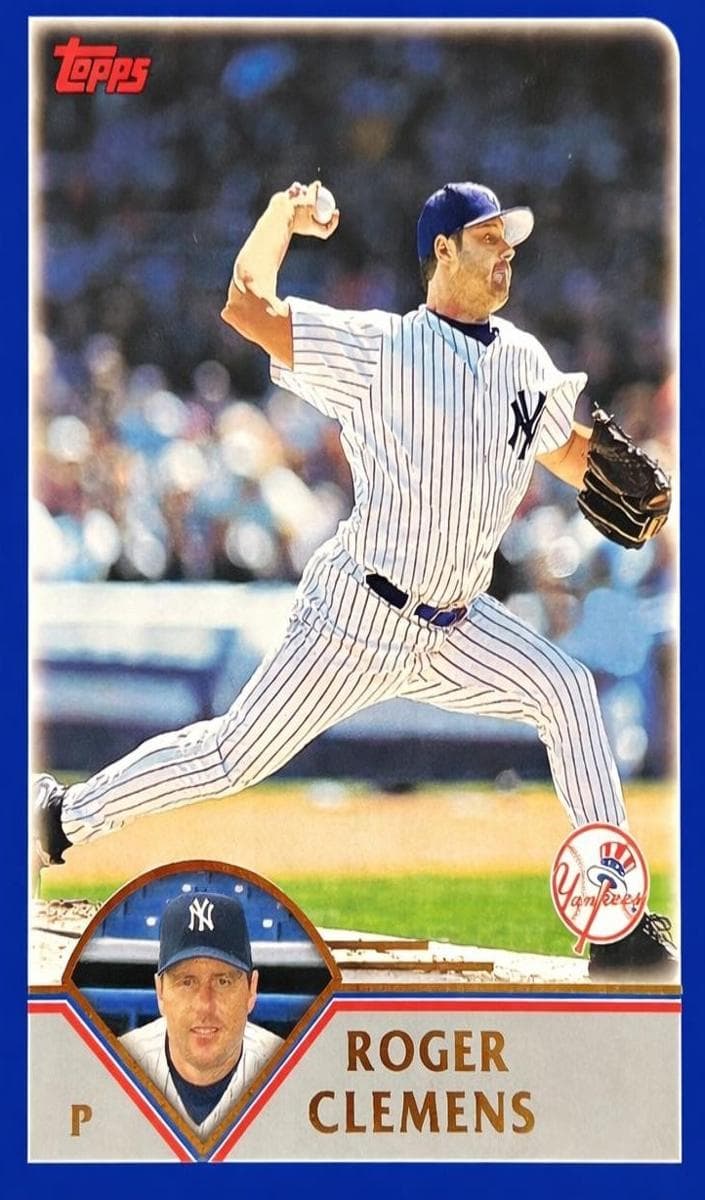 Roger Clemens 2003 topps Topps