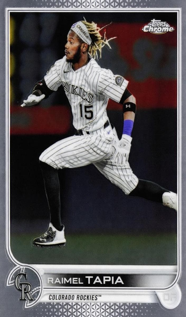 Raimel Tapia trading card