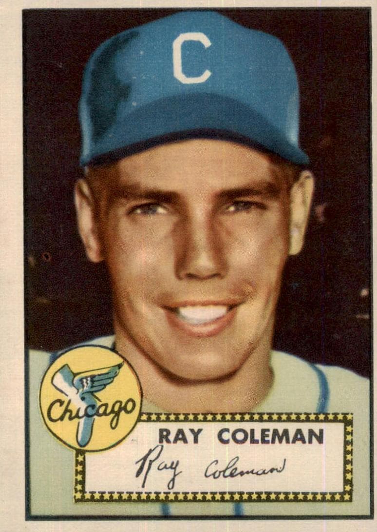 Ray Coleman 1952 topps Topps