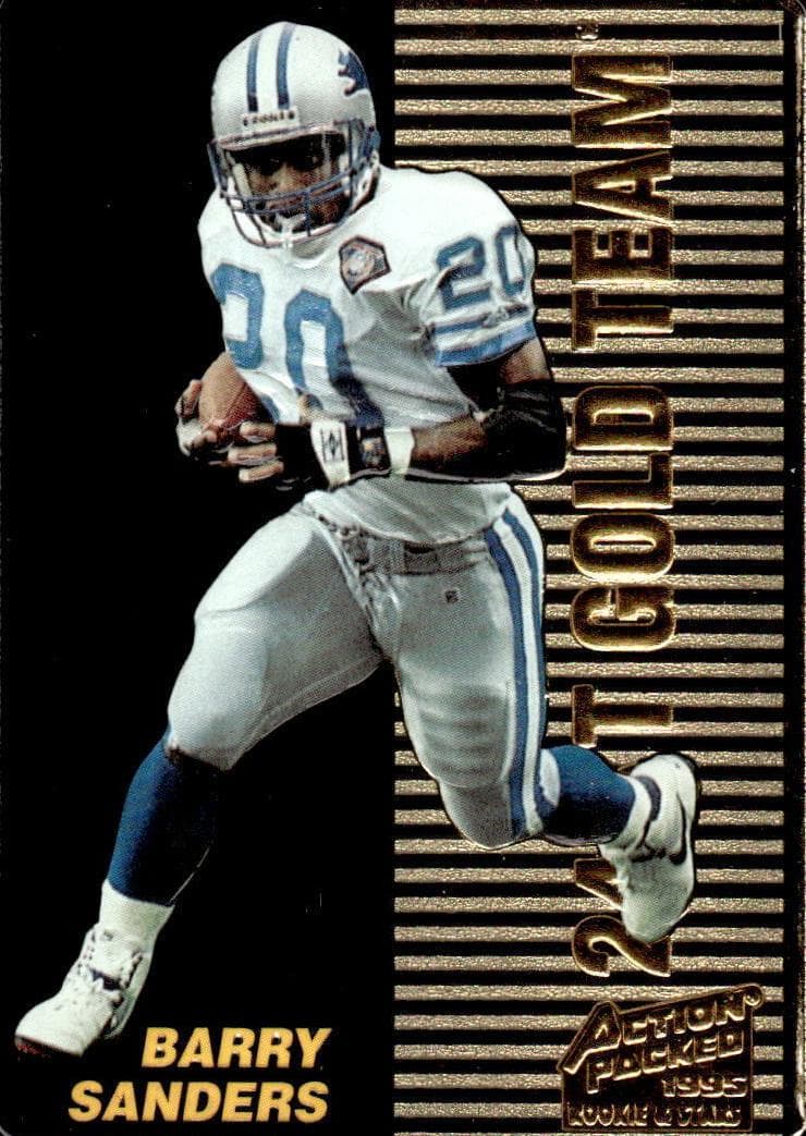 Barry Sanders 1995 fleer