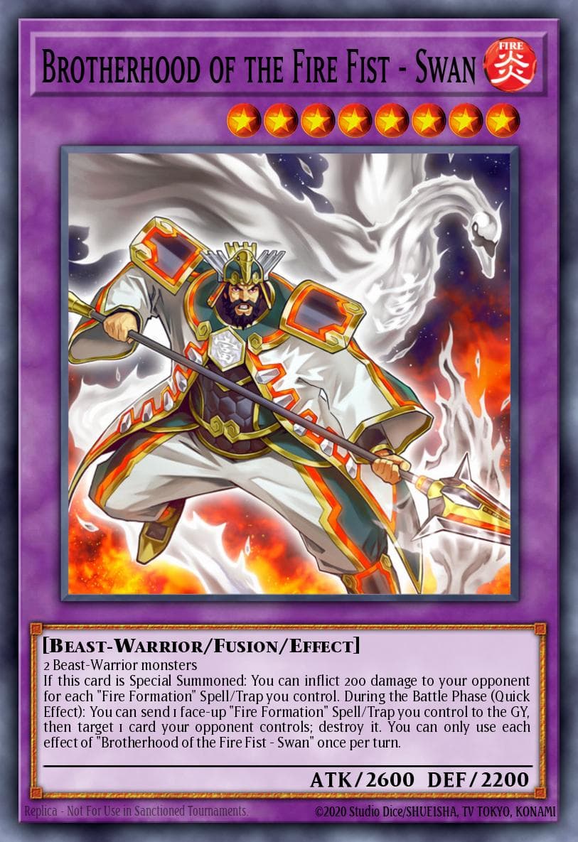 Brotherhood of the Fire Fist - Swan #FIGA-EN015