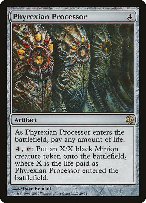 Phyrexian Processor 2022 Magic: The Gathering Brother's War Retro Artifacts Schematic