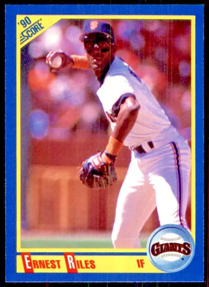 Ernest Riles trading card