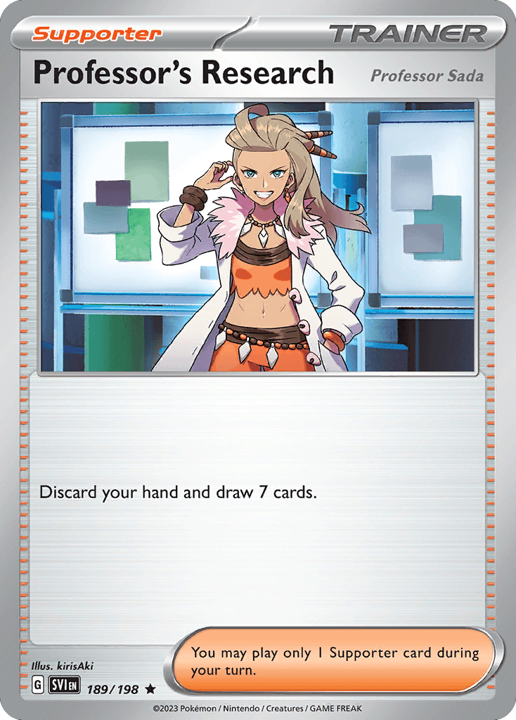 Professor's Research: Professor Sada 2023 Pokemon