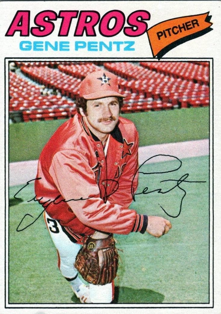 Gene Pentz 1977 topps Topps
