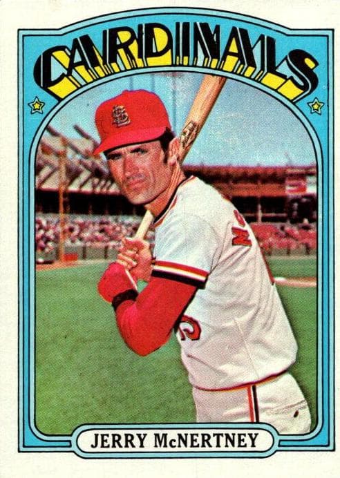 Jerry McNertney 1972 topps Topps