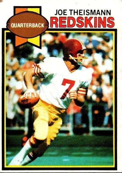 Joe Theismann 1979 topps Topps