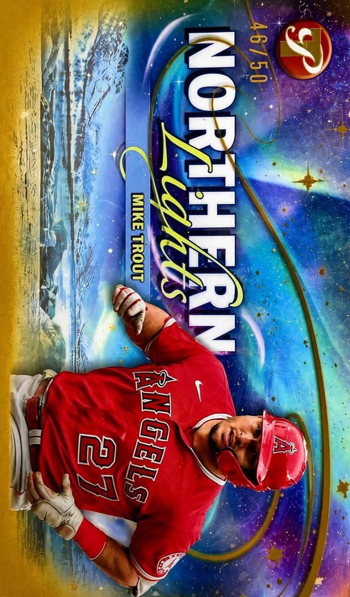 Mike Trout 2024 topps Topps Pristine