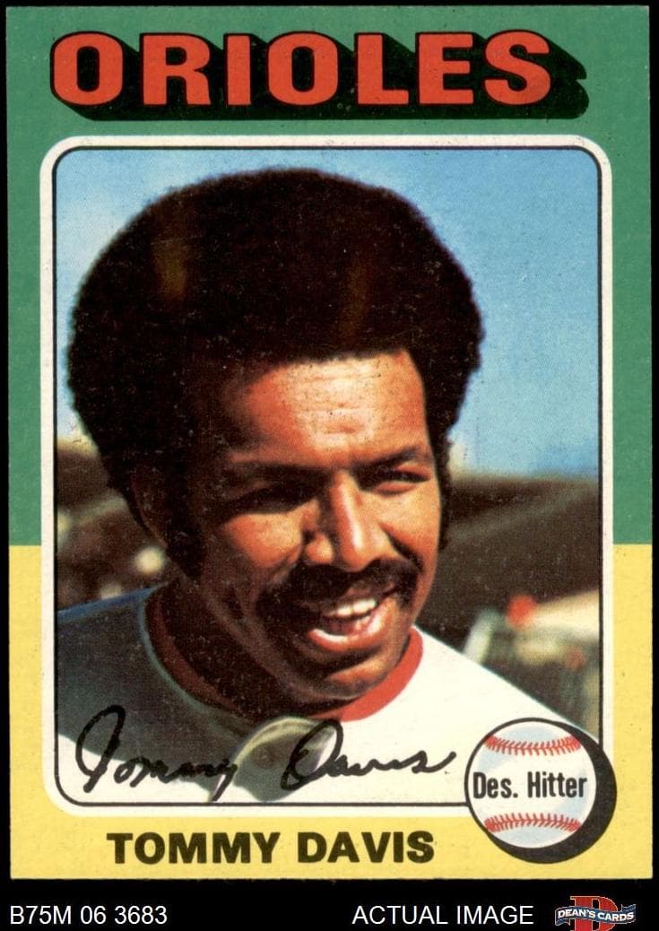 Tommy Davis 1975 topps Topps