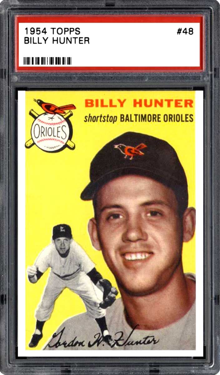 Billy Hunter 1954 topps