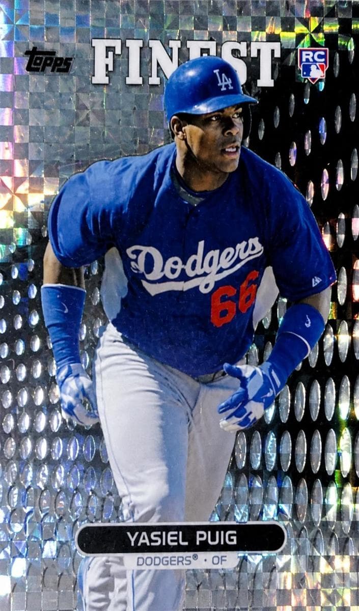 Yasiel Puig trading card