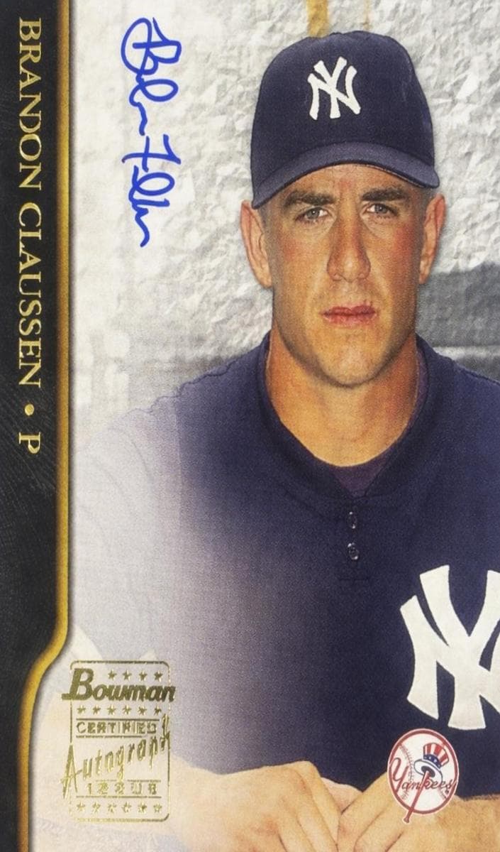 Brandon Claussen 2002 bowman Bowman