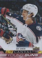 Kent Johnson trading card
