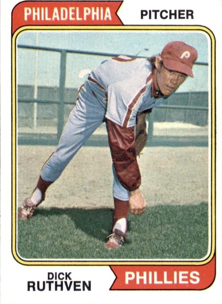 Dick Ruthven 1974 topps Topps