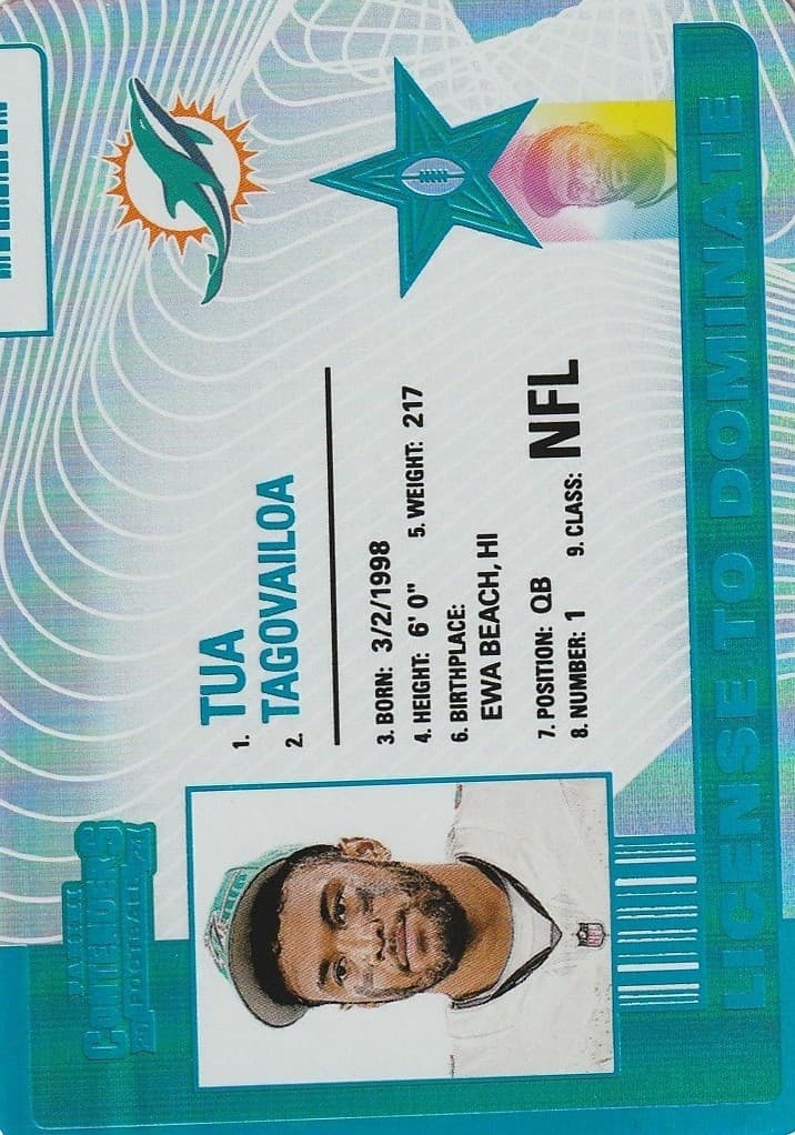 Football Tua Tagovailoa 2024 Panini Contenders 2024 Panini Contenders