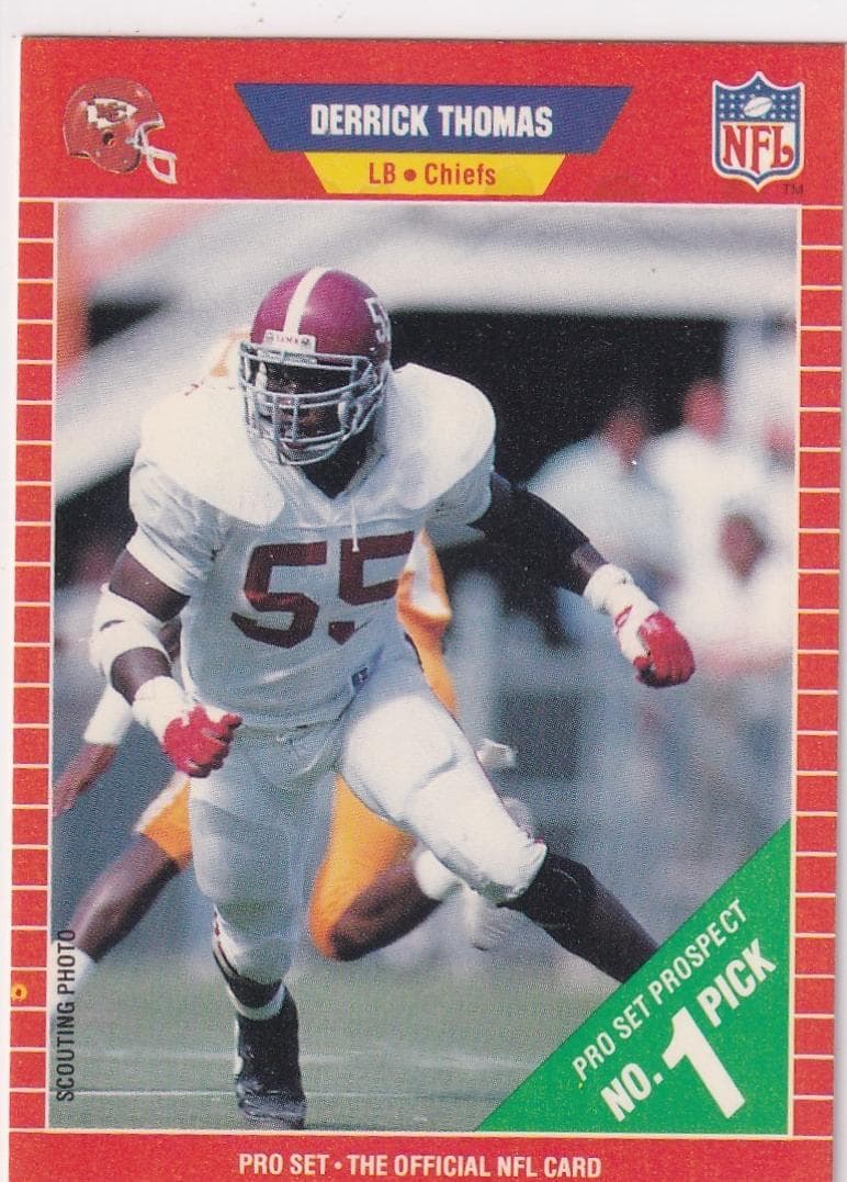 Derrick Thomas 1989 unknown Pro Set