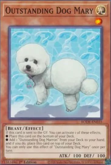 Outstanding Dog Mary 2021 Yu-Gi-Oh!