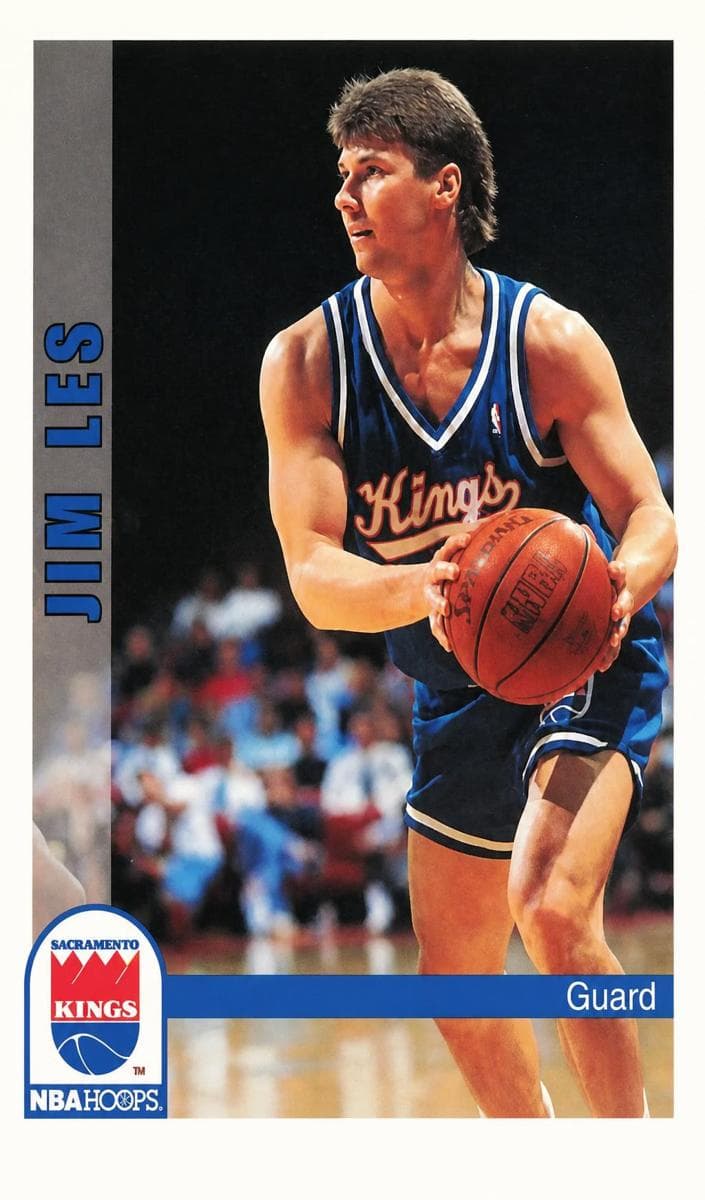 Jim Les 1992 panini Hoops