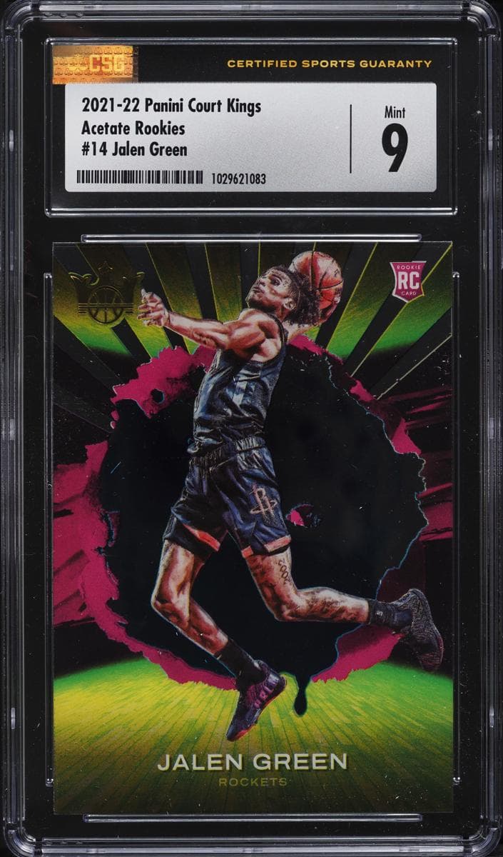 Jalen Green 2021 panini Panini Court Kings