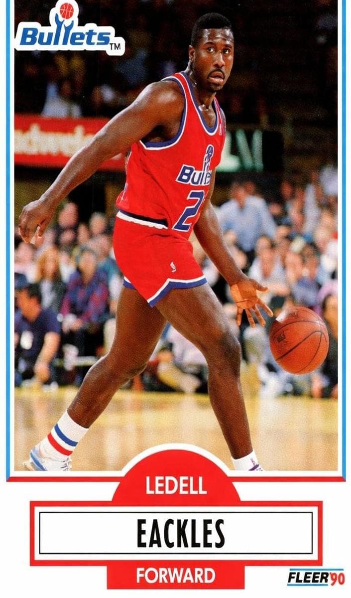 Ledell Eackles trading card