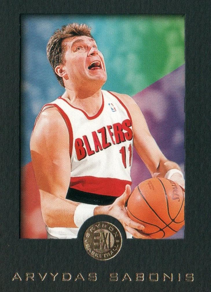Arvydas Sabonis 1995 skybox E-xl