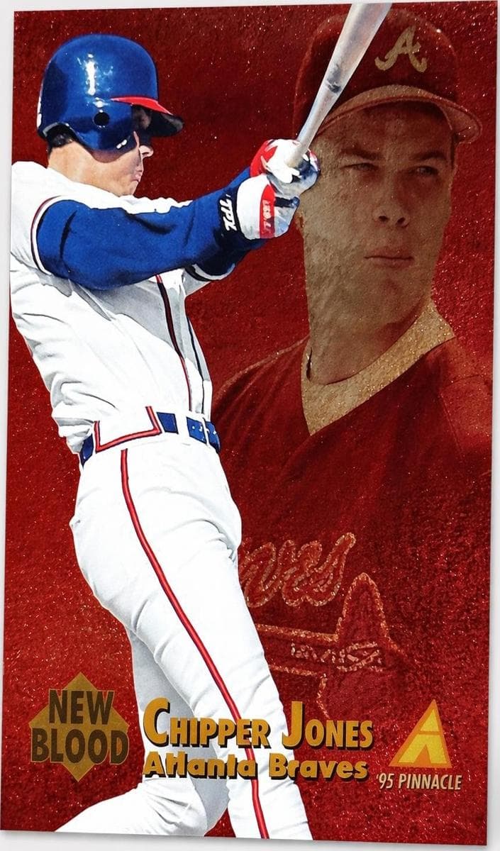 Chipper Jones 1995 unknown Pinnacle