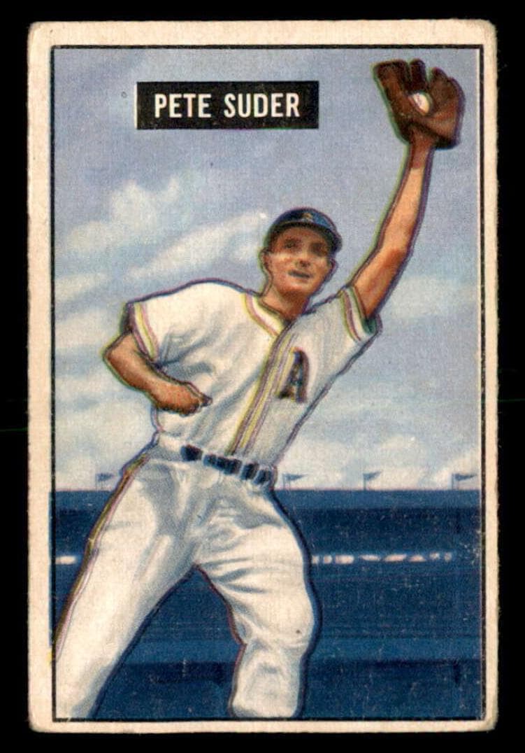Pete Suder 1951 bowman Bowman