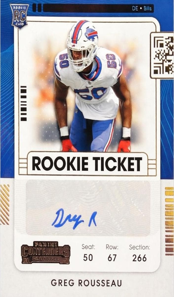 Greg Rousseau 2021 panini