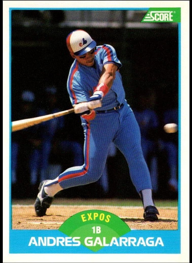 Andres Galarraga 1989 panini