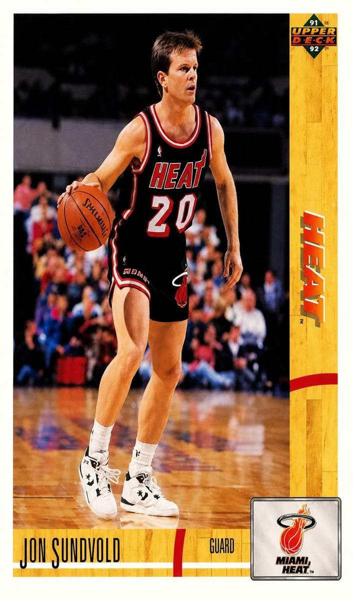 Jon Sundvold 1991 upper-deck Upper Deck