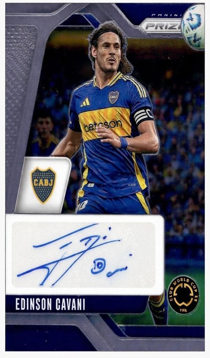 Edinson Cavani trading card