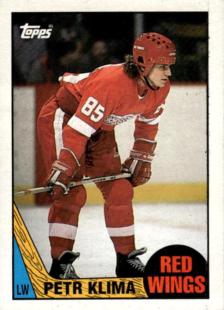 Petr Klima 1987 topps Topps