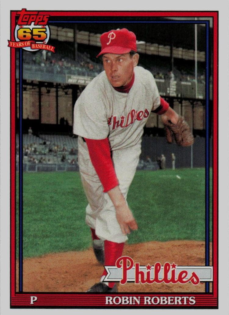 Robin Roberts trading card