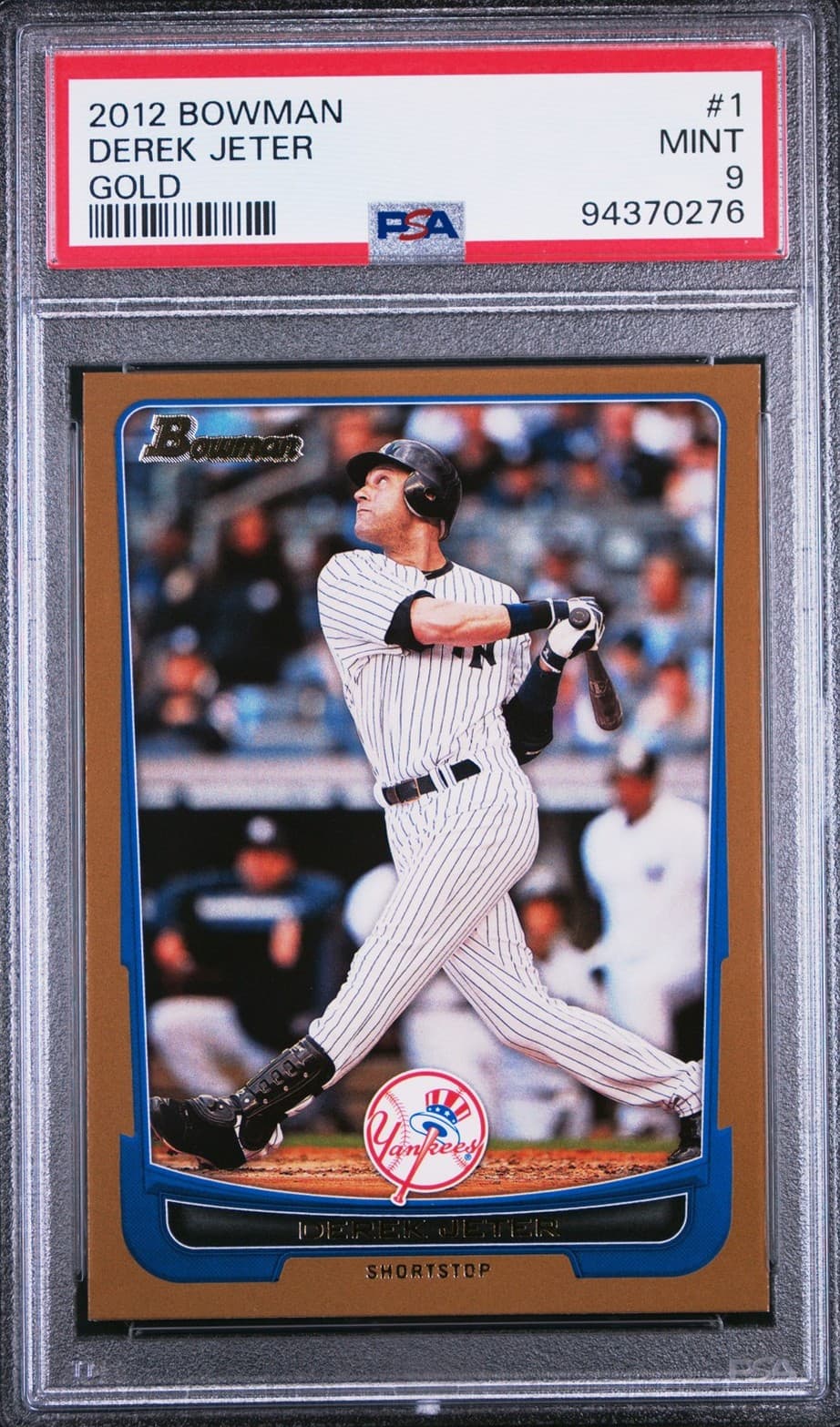 Derek Jeter Gold 2012 Bowman 2012 Bowman gold