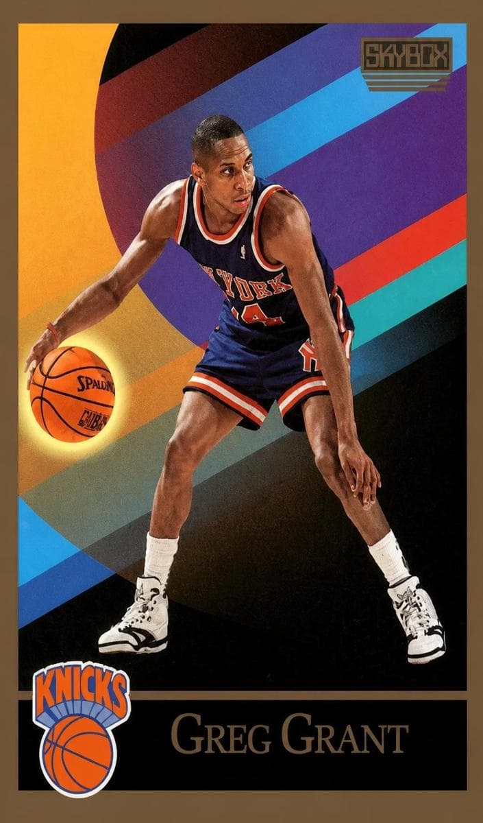 Greg Grant trading card