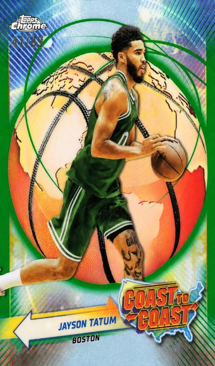 Jayson Tatum 2023 topps Topps Chrome