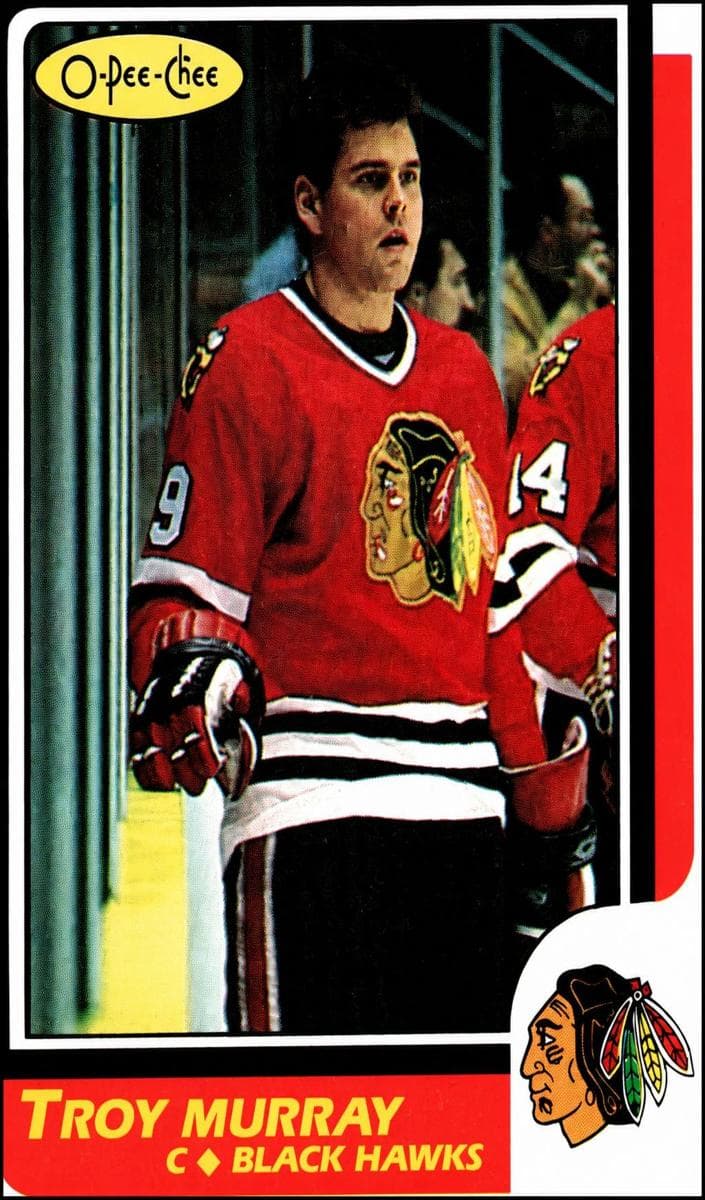 Troy Murray 1986 topps O-Pee-Chee