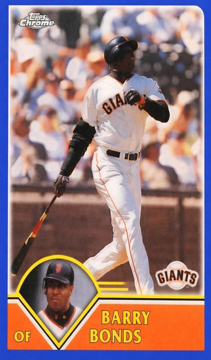 Barry Bonds 2003 topps Topps Chrome