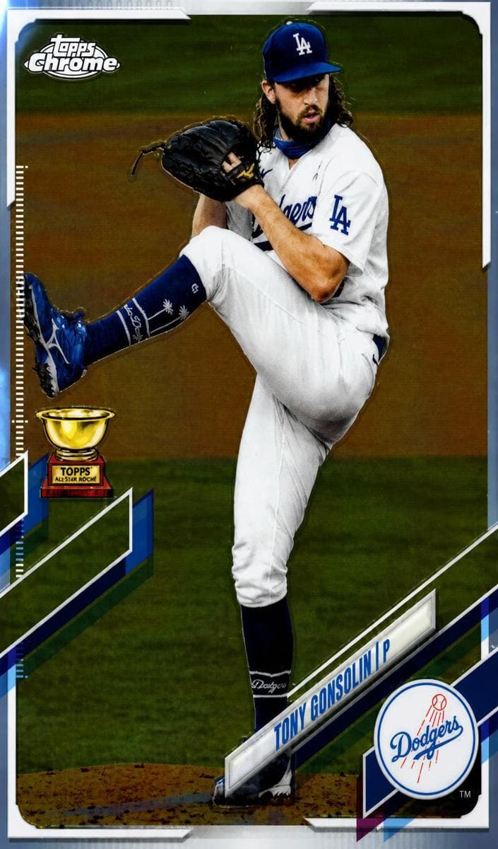 Tony Gonsolin 2021 topps Topps Chrome