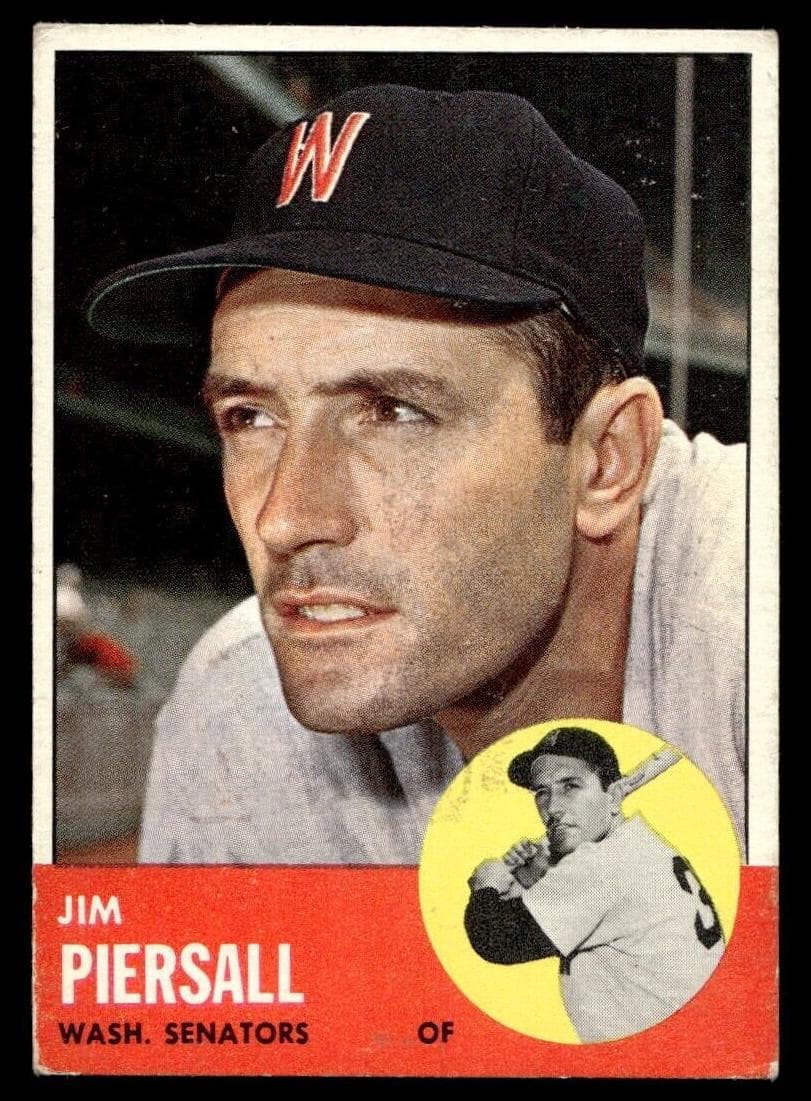 Jim Piersall 1963 topps Topps