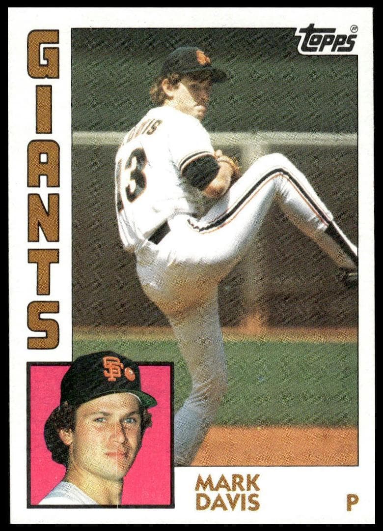 Mark Davis 1984 topps Topps