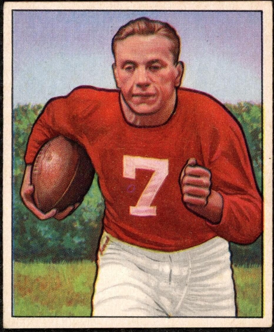 Elmer Angsman 1950 bowman Bowman