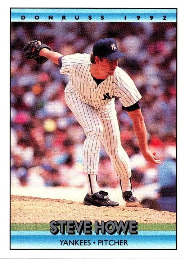 Steve Howe 1992 panini Donruss