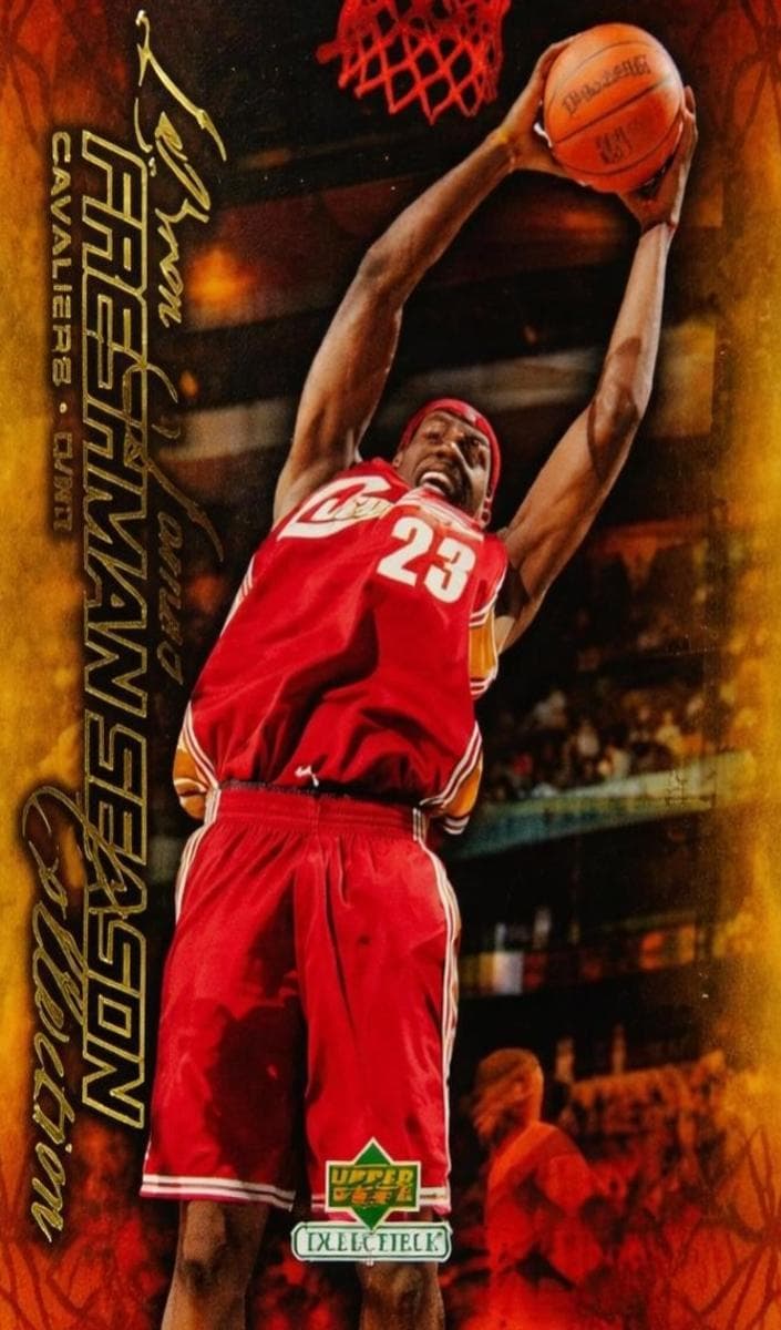 LeBron James 2004 upper-deck