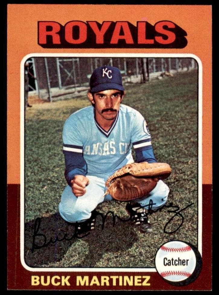 Buck Martinez 1975 topps Topps