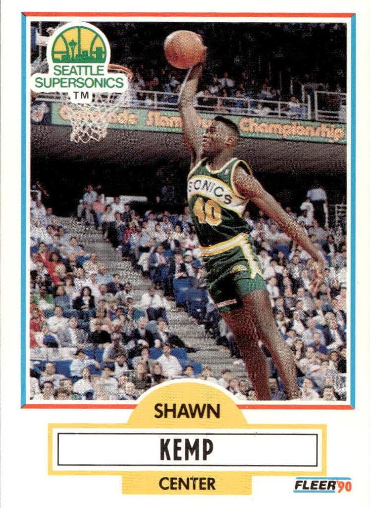 Shawn Kemp trading card